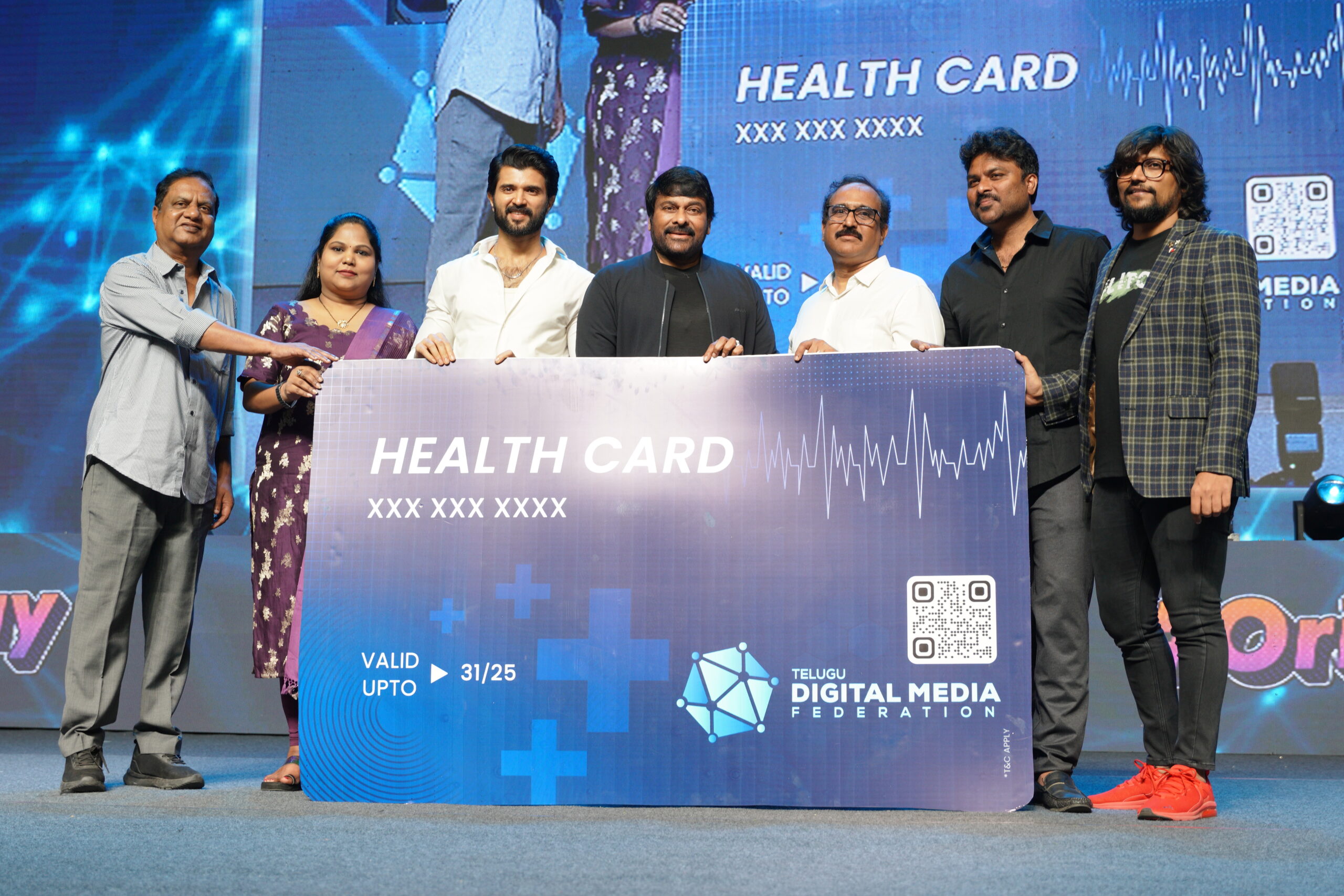 Health card launch by Chiranjeevi Garu